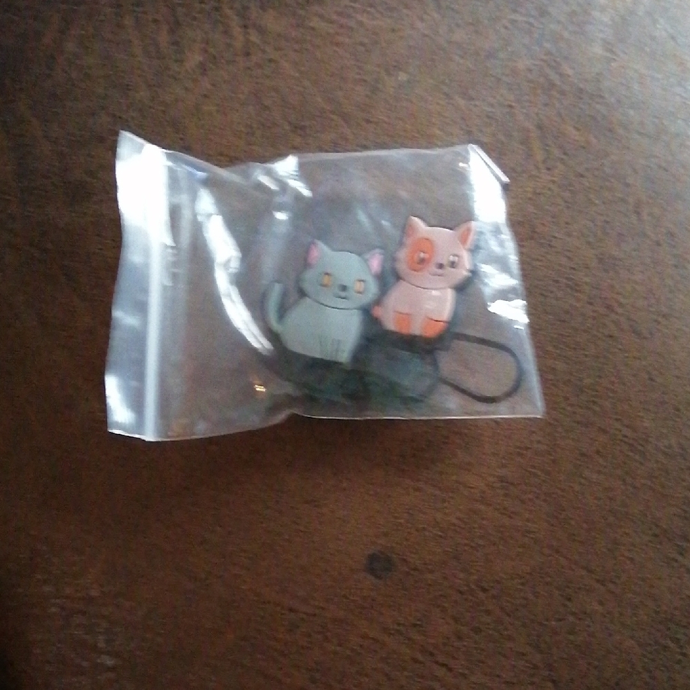 3$ Add On⭐ 2 Cat Straw Toppers
